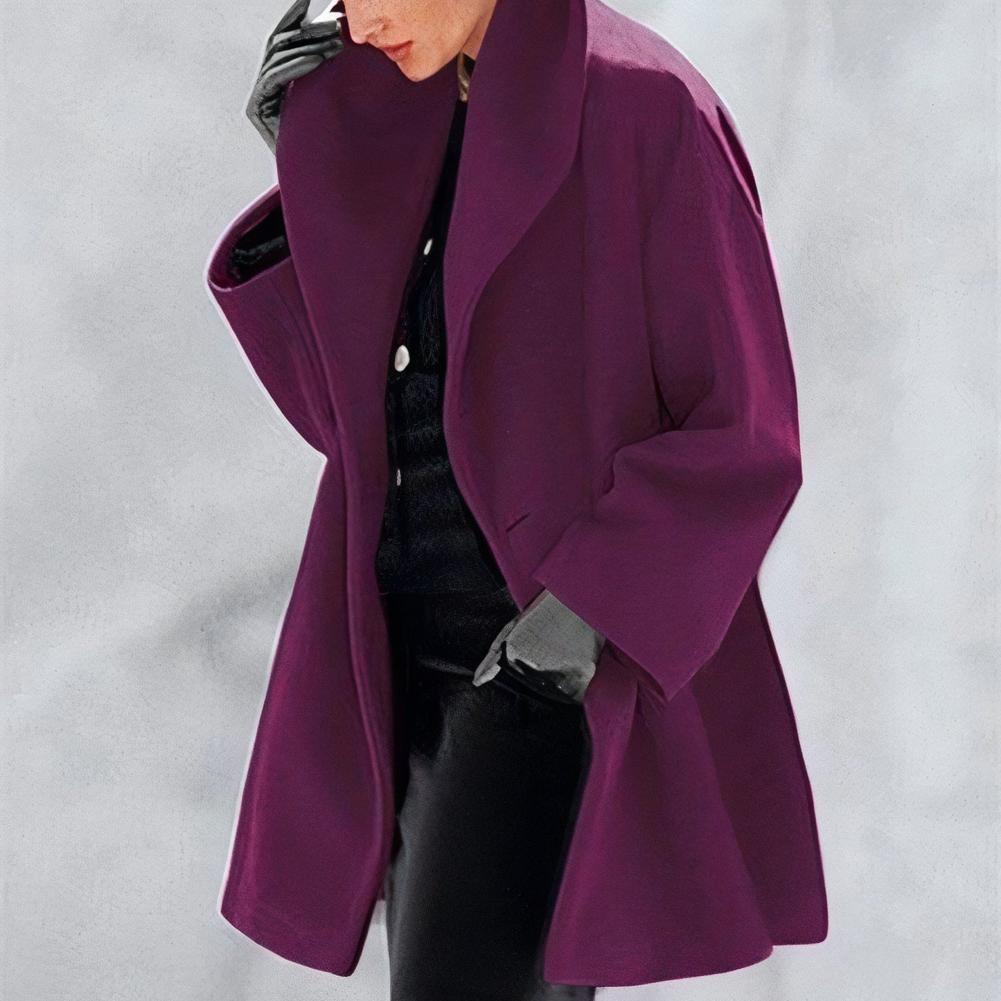 Street-wave Hooded Midi Winter Jacket For Women Warm Cozy Insulated Coat With Soft Collar