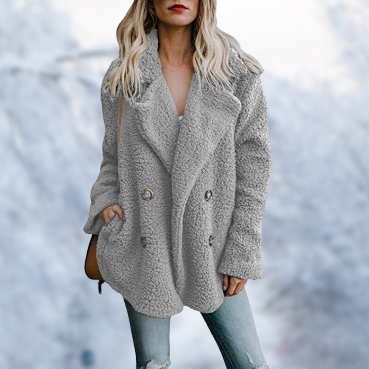 Streetwave Winter Teddy Coat For Women Ultra Soft Plush Fur Cozy Warmth Effortless Chic