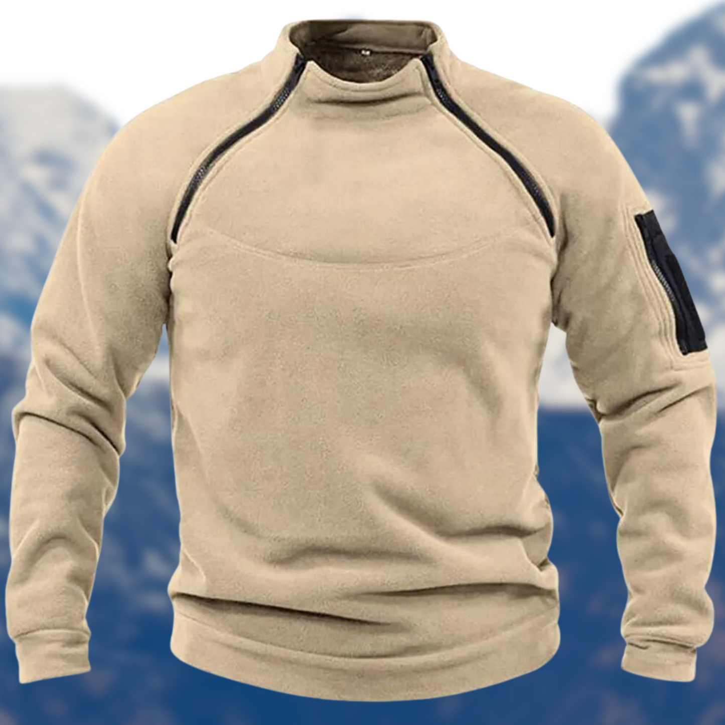 Noah Tactical Fleece Pullover for Men Street Wave Rugged Warmth and Military Style