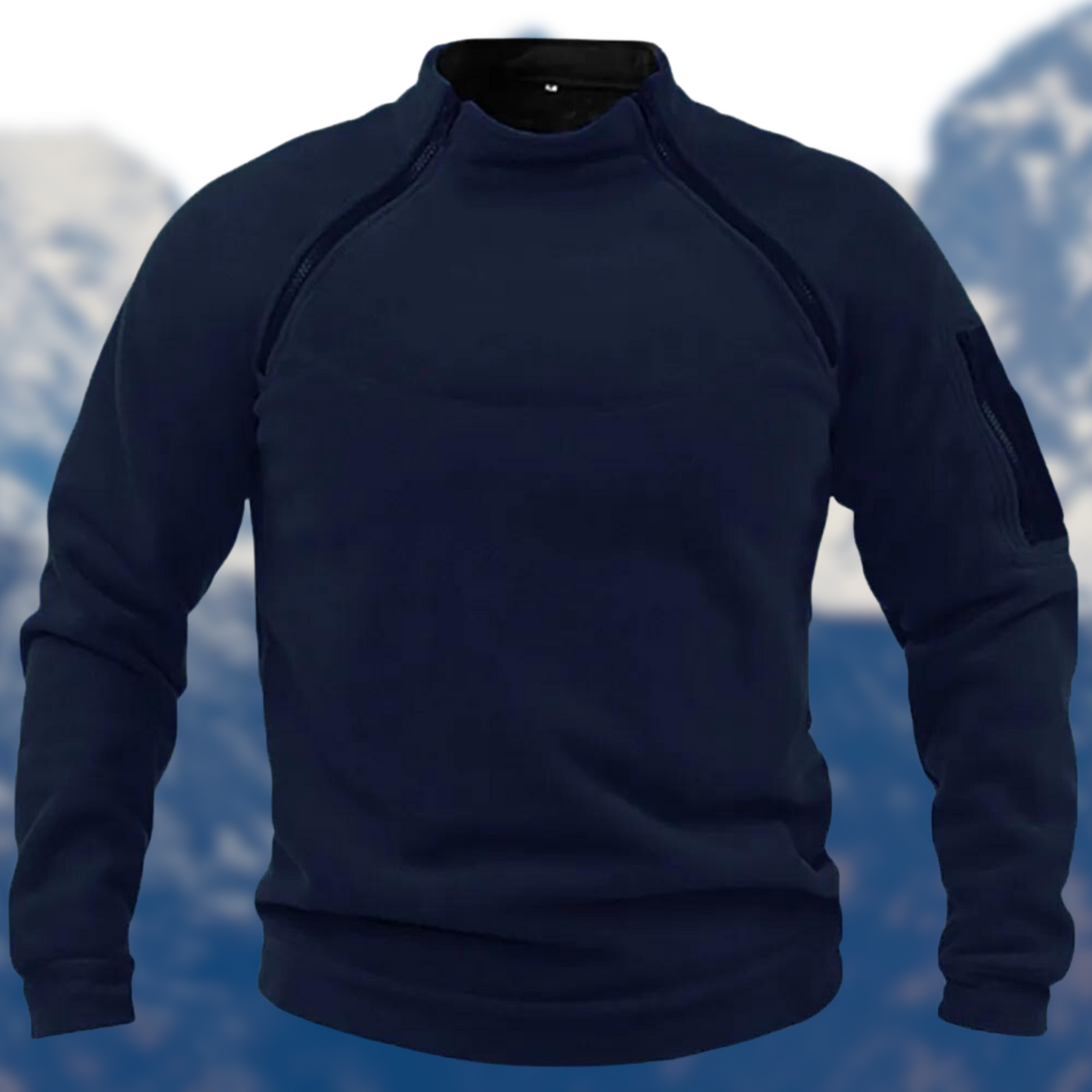 Street Wave Tactical Fleece Pullover For Men Military Style Power Look Durable Warmth For Everyday