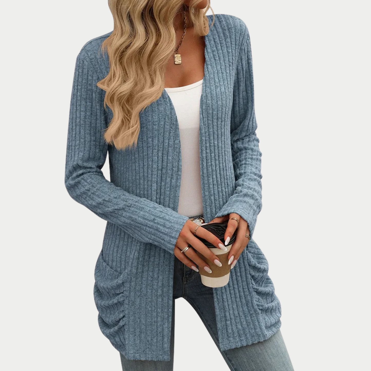 Street-wave Oversized Cardigan For Women, Cozy Warmth, Versatile For Casual To Dressy Outfits