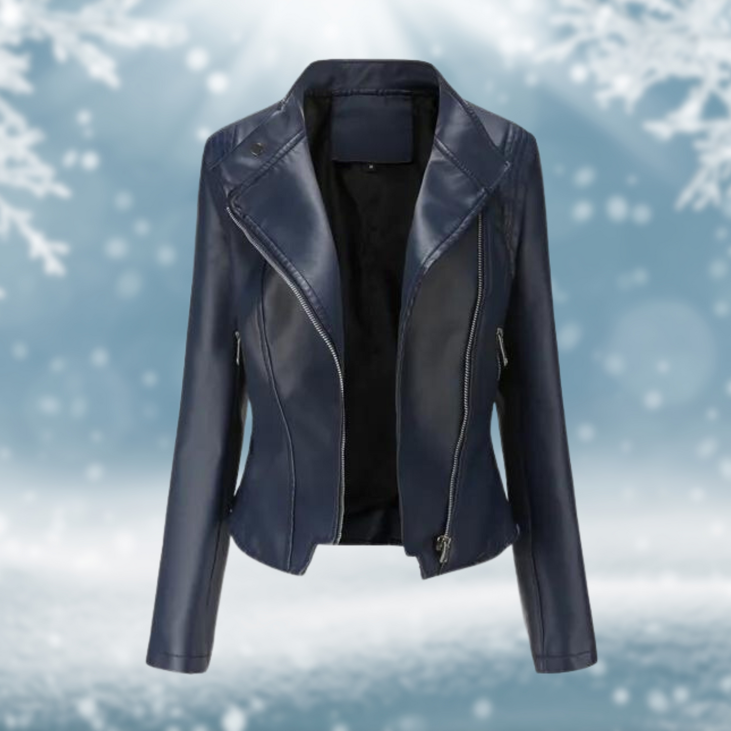 Street Wave Vegan Leather Jacket With Structured Pattern For Urban Fashion Fans Everywhere Chic
