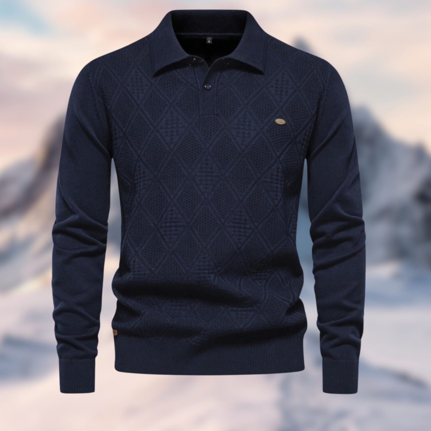 Samuel Mens Casual Knit Pullover Street Wave Warm Refined Comfort For Gents Ultra Warm All Season Style
