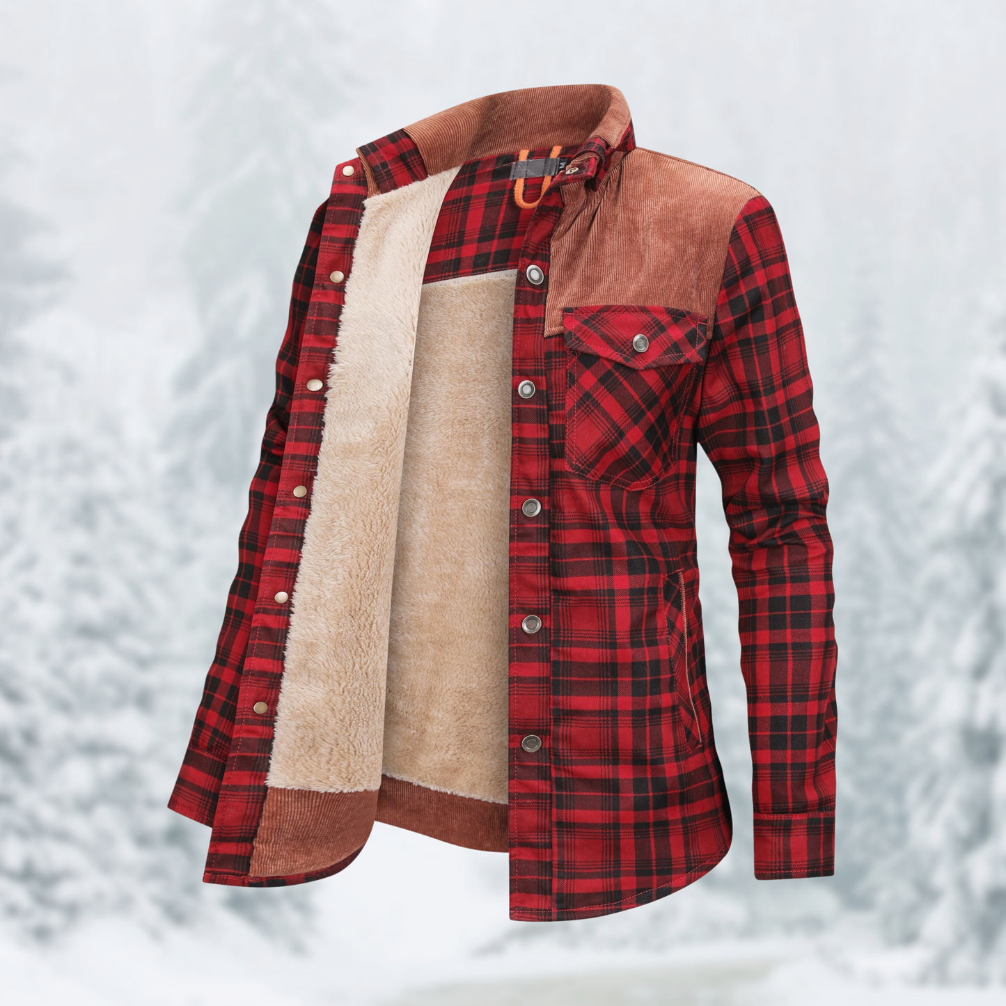 Street-Wave Flannel Wander Jacket For Women Warm Travel Companion With Handy Pockets