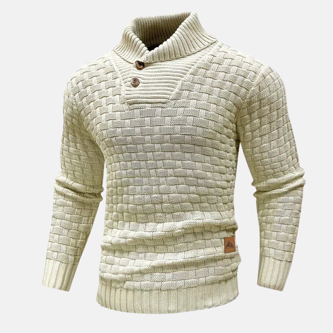 Streetwave Mens Knit Sweater Timeless Comfort Versatile Soft Breathable Wool Blend For Modern Men