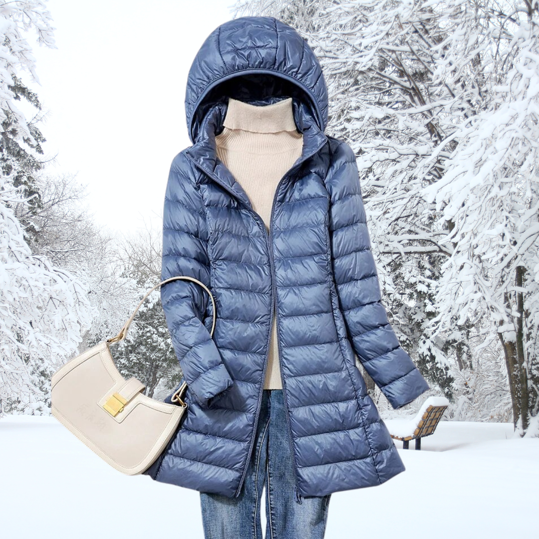 Street-wave Women's Puffer Winter Jacket With Hood Warm Cozy Insulated Everyday Outdoor Wear