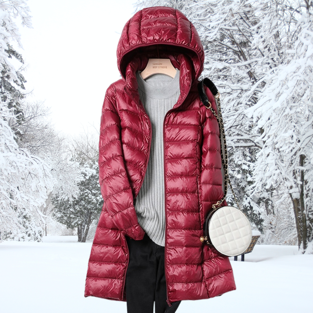 Street-wave Women's Puffer Winter Jacket With Hood Warm Cozy Insulated Everyday Outdoor Wear