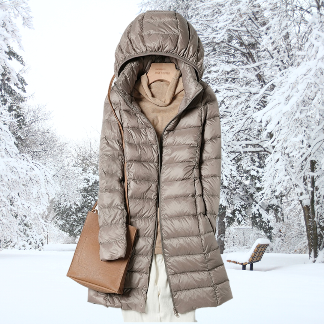 Street-wave Women's Puffer Winter Jacket With Hood Warm Cozy Insulated Everyday Outdoor Wear