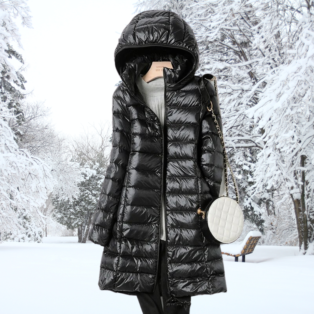 Street-wave Women's Puffer Winter Jacket With Hood Warm Cozy Insulated Everyday Outdoor Wear
