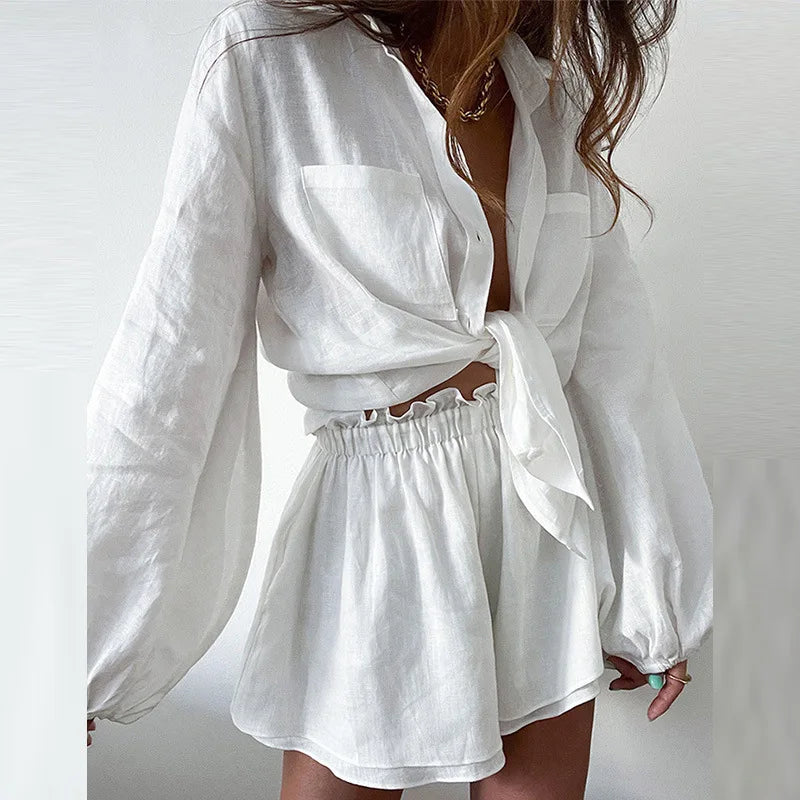Diane Linen Summer Set By Street-Wave For Women Breezy Vacation Essential