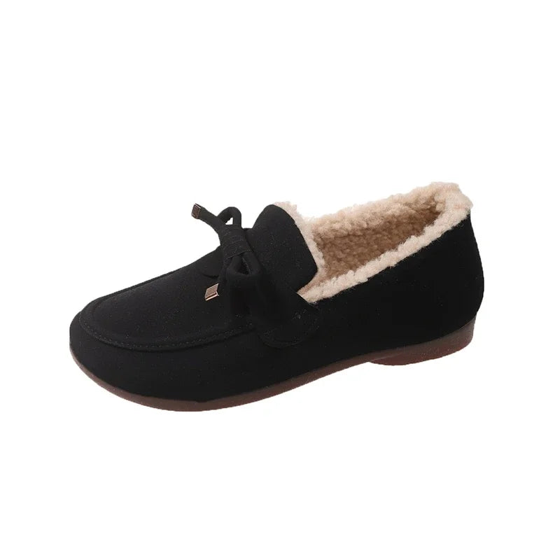 Luthrae Cozy Warm Womens Winter Shoes With Flat Sole For Everyday Comfort And Versatile Style