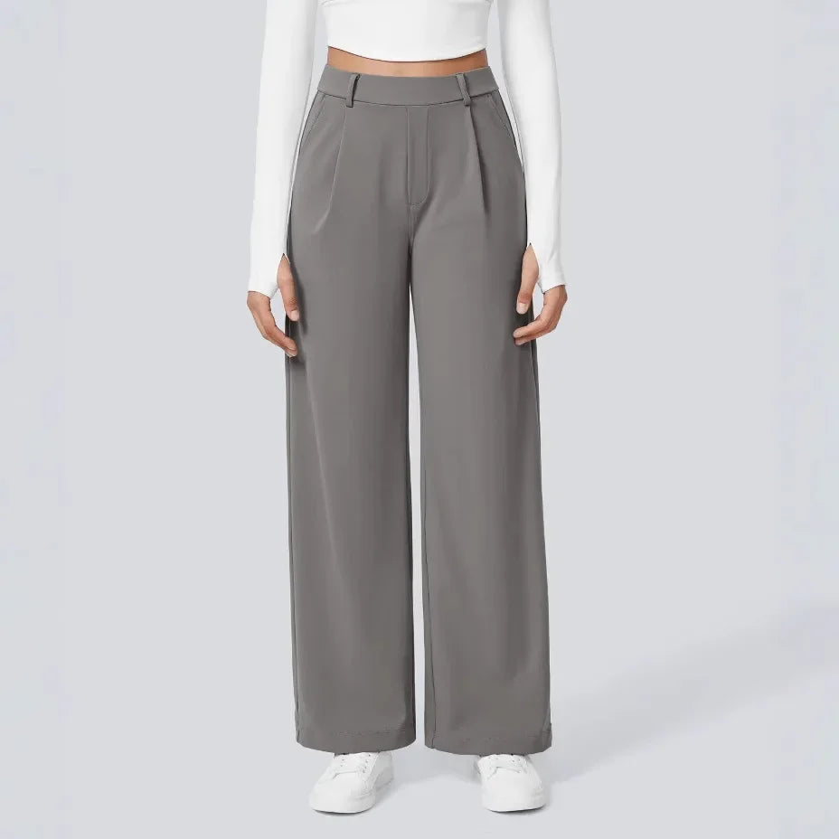 Donna Wide Leg Trousers Street-Wave For Modern Professionals Versatile