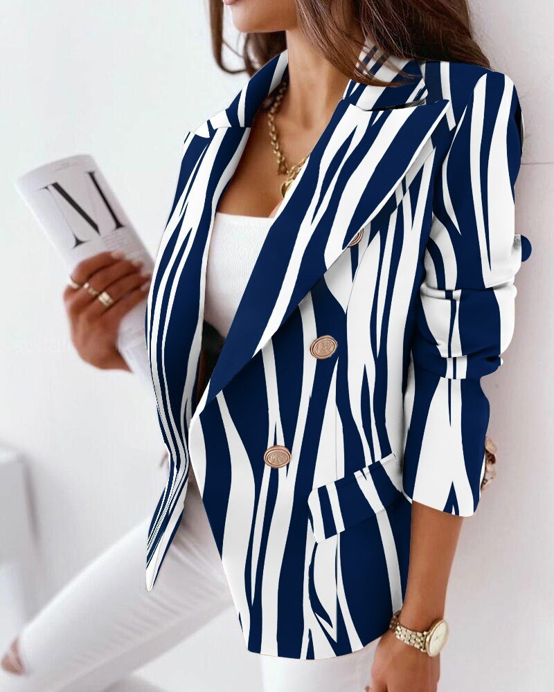 Street-wave Snake Print Blazer for Women, Chic All-Day Comfort, Versatile Style Today