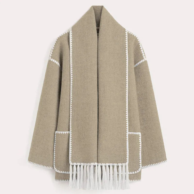 Street-Wave Women's Single-Breasted Winter Coat Warmth and Style with Functional Details