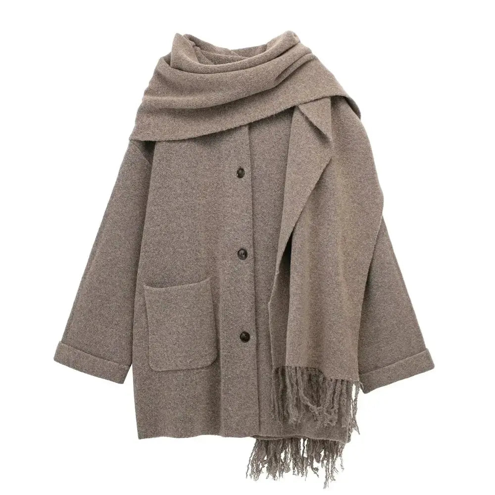 Streetwave Luxurious Wool Coat For Women Timeless Elegance Warmth And Comfort With Tailored Fit