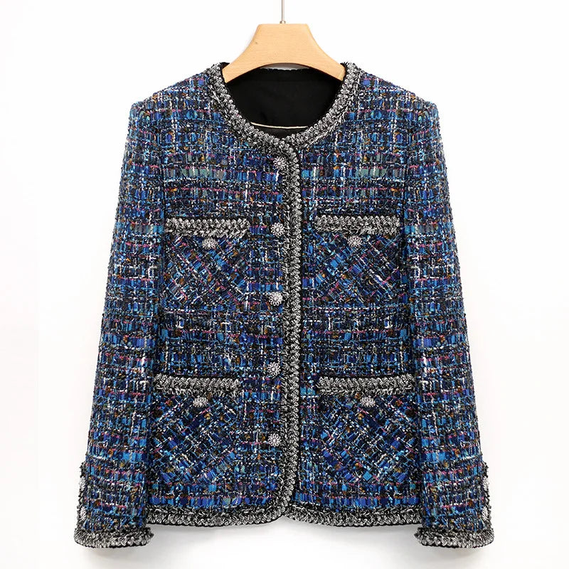Street-wave Premium Tweed Jacket For Women High End Socialite Classic Timeless Elegance