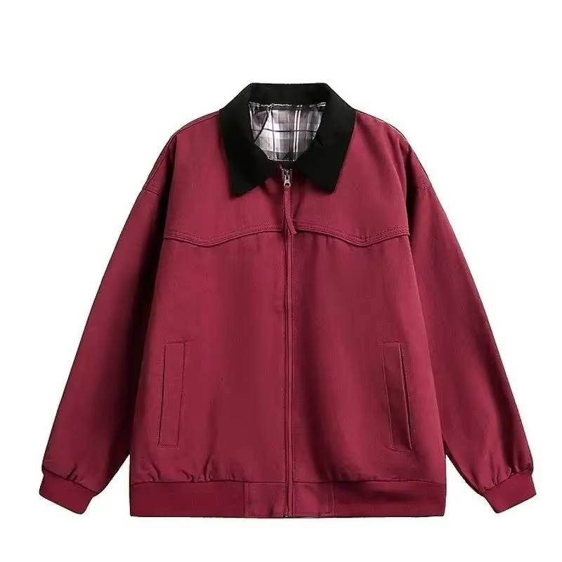 Street-Wave American Vintage Cotton Workwear Jacket for Men All Day Comfort Durable Style