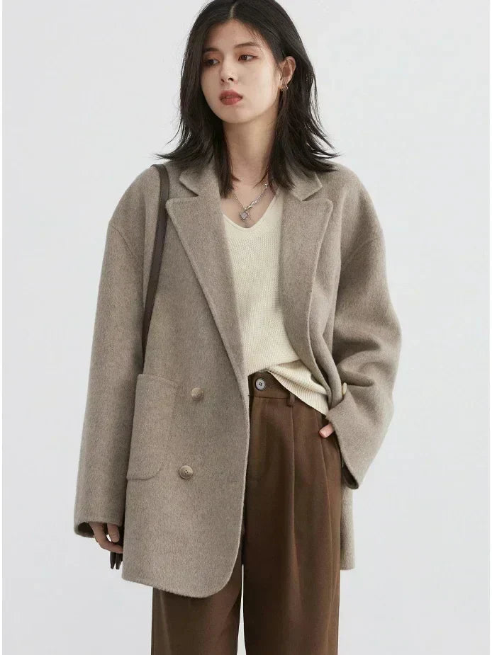 Street-Wave Wool Coat For Women Aurora Reversible Design Versatile Warmth Luxe Fit
