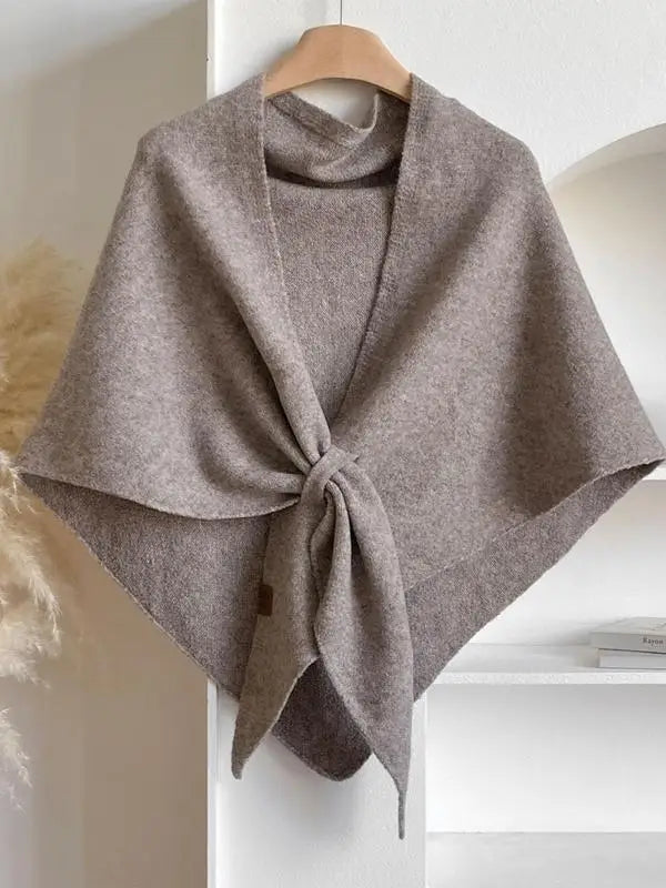 Isabella Soft Winter Knit Shawl Street Wave For Women Effortless Chic