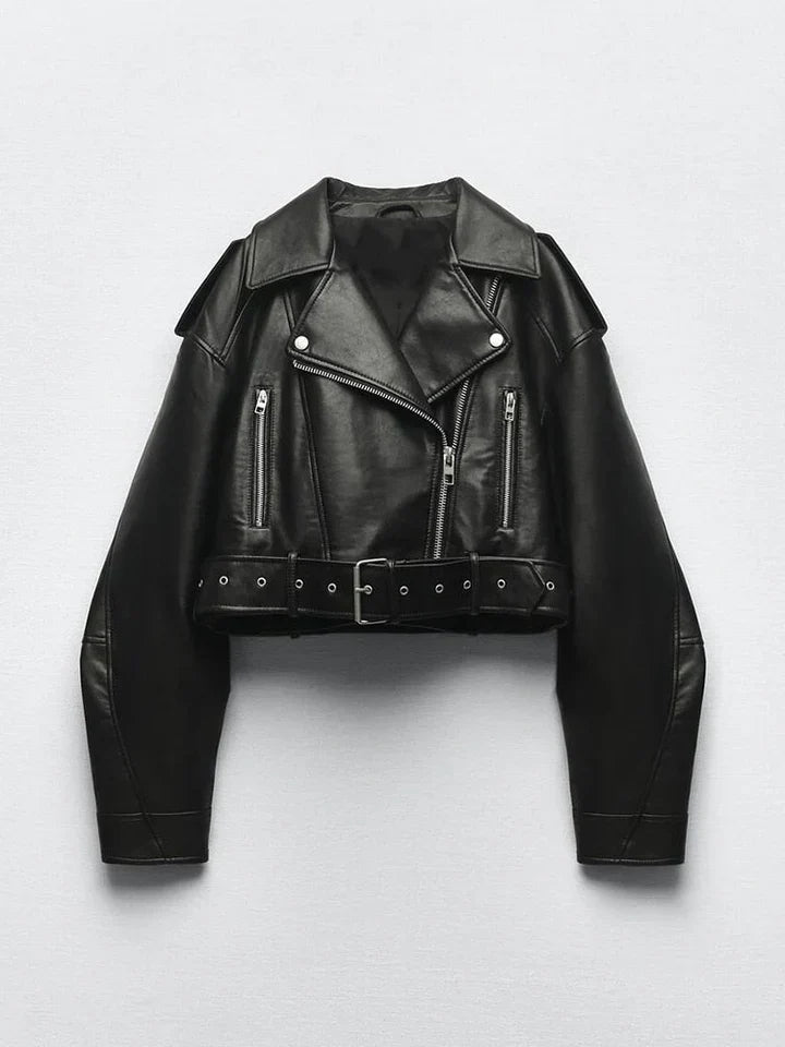 Street Wave Vintage Leather Jacket Premium Biker Style Durable Warmth For Men And Women