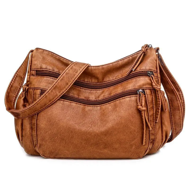 Vegan Leather Crossbody Bag Harlow By Street Wave Organized For Everyday Travel