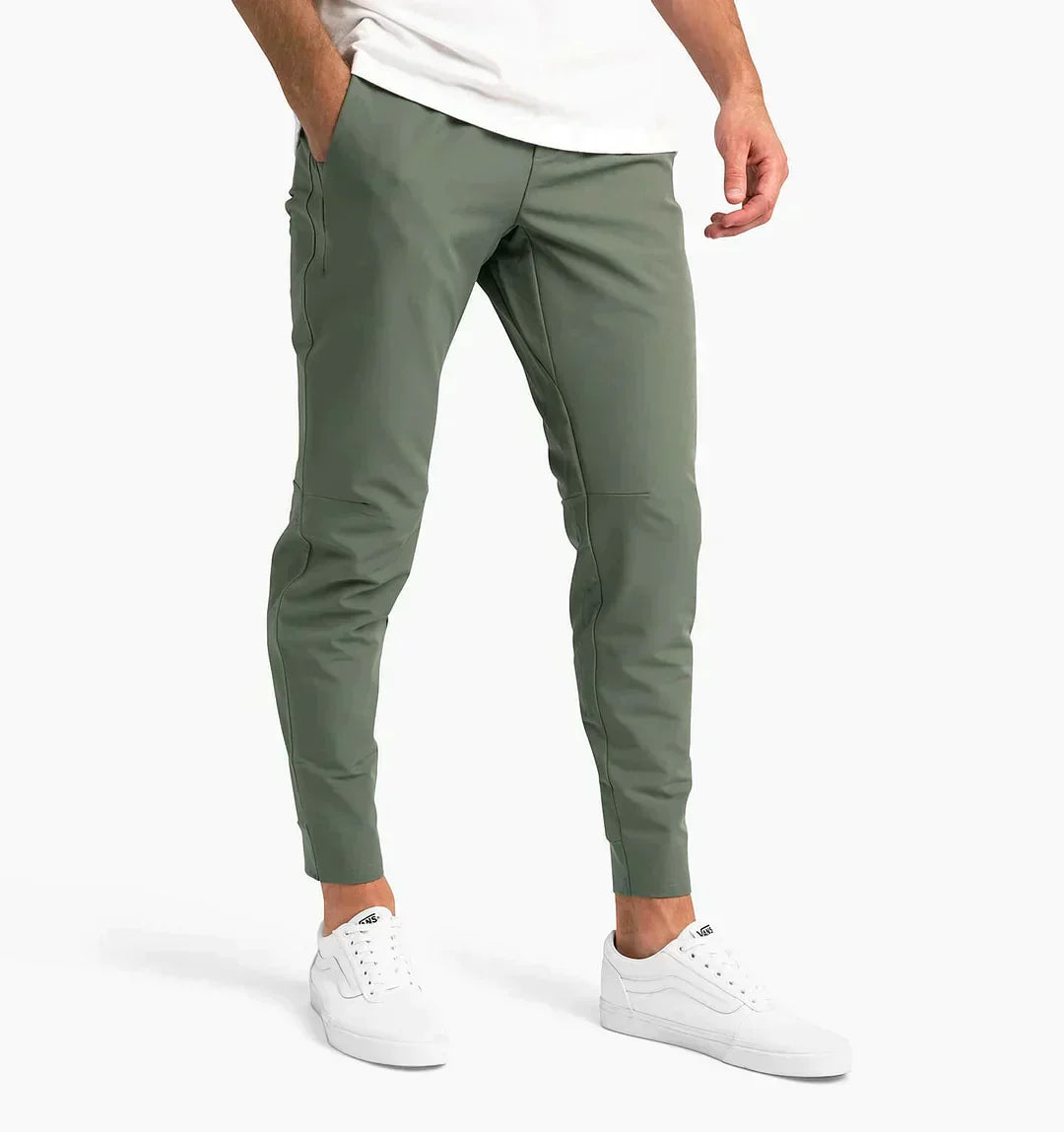 Street-Wave Men's Slim Fit Stretchable Trousers Modern Comfortable Everyday Casual Wear