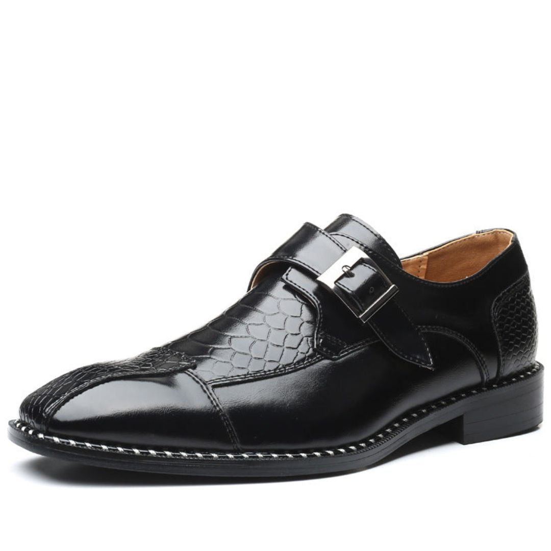 Waylynn Salvatore Luxe Buckle Dress Shoes For Men Premium Leather