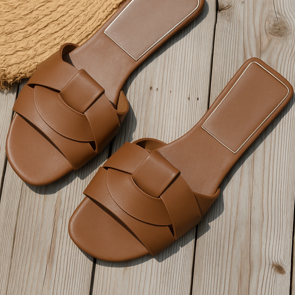 Women's Casual Slides with Easy Slip-On Design and Comfortable Footbed