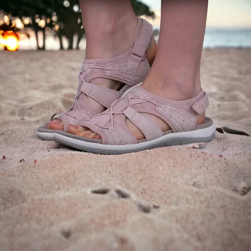 Orthopedic Sandals for Women Street-wave Ergonomic Support and Soft Cushioned Sole for All Day Comfort
