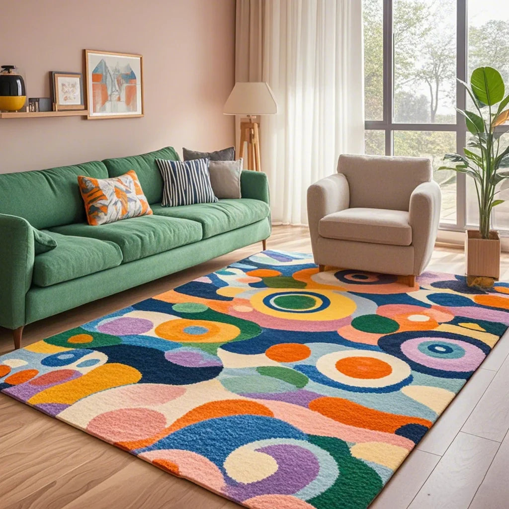 Dopamine Velvet Rug Dirt Resistant Washable Eprolo For Home