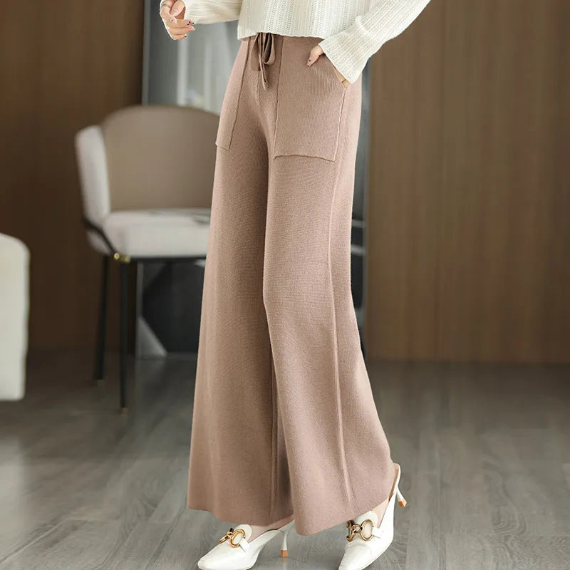 Nadja Merino Wool Office Pants