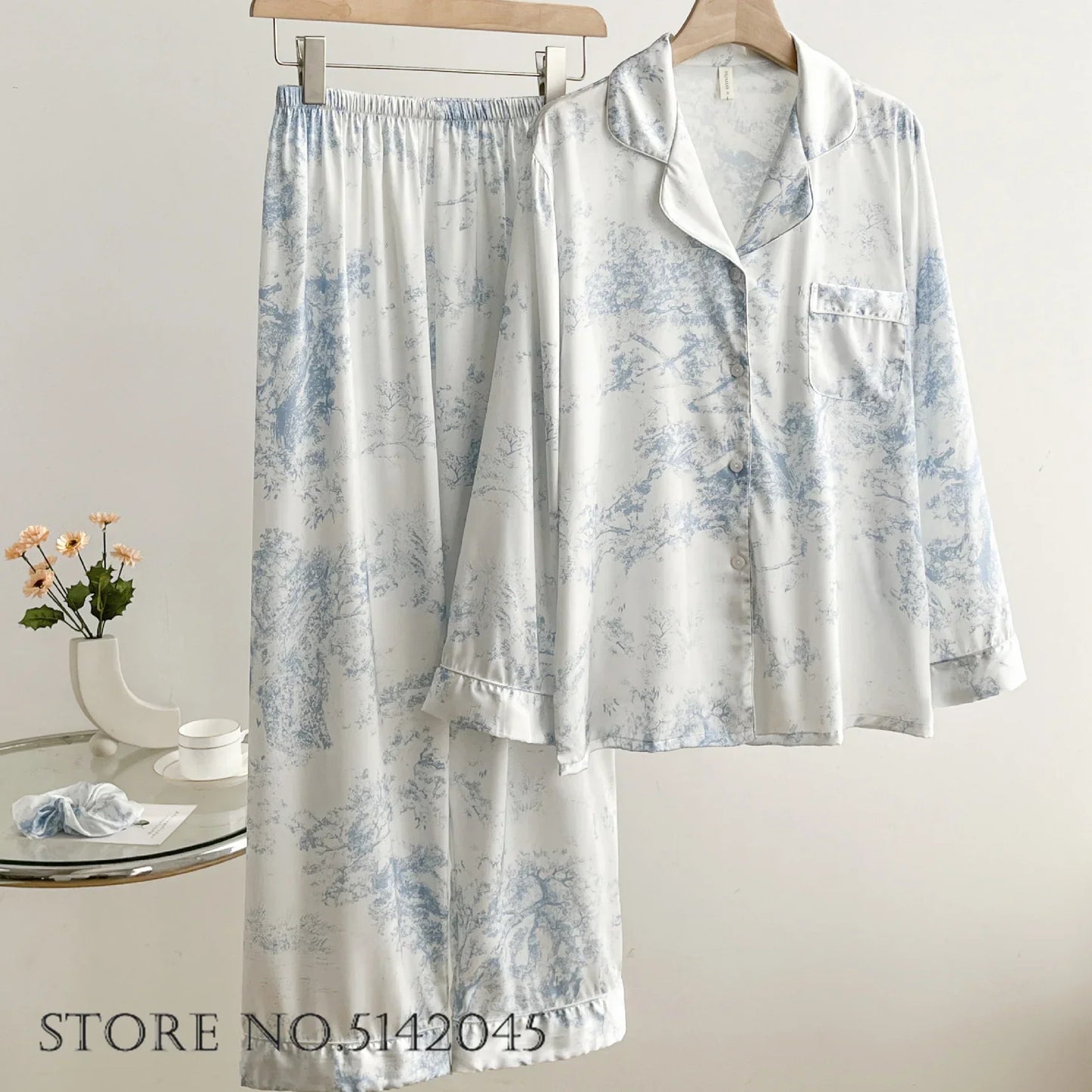 Sweet Blossom Floral Pajama Set