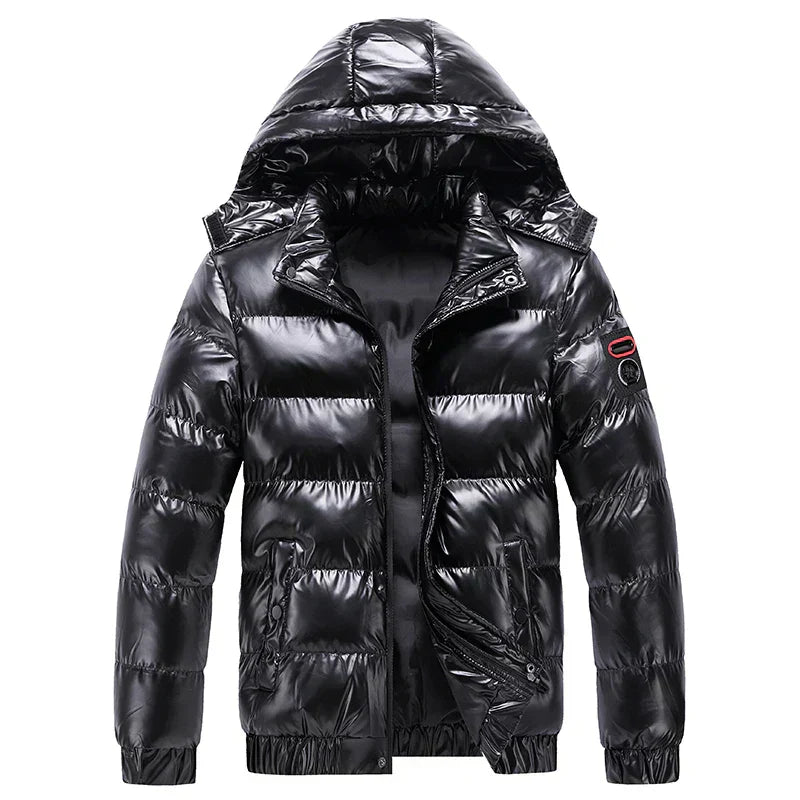 Street-wave Waterproof Puffer Winter Jacket For Men With Ultra Warm Insulation And Durable Outerwear