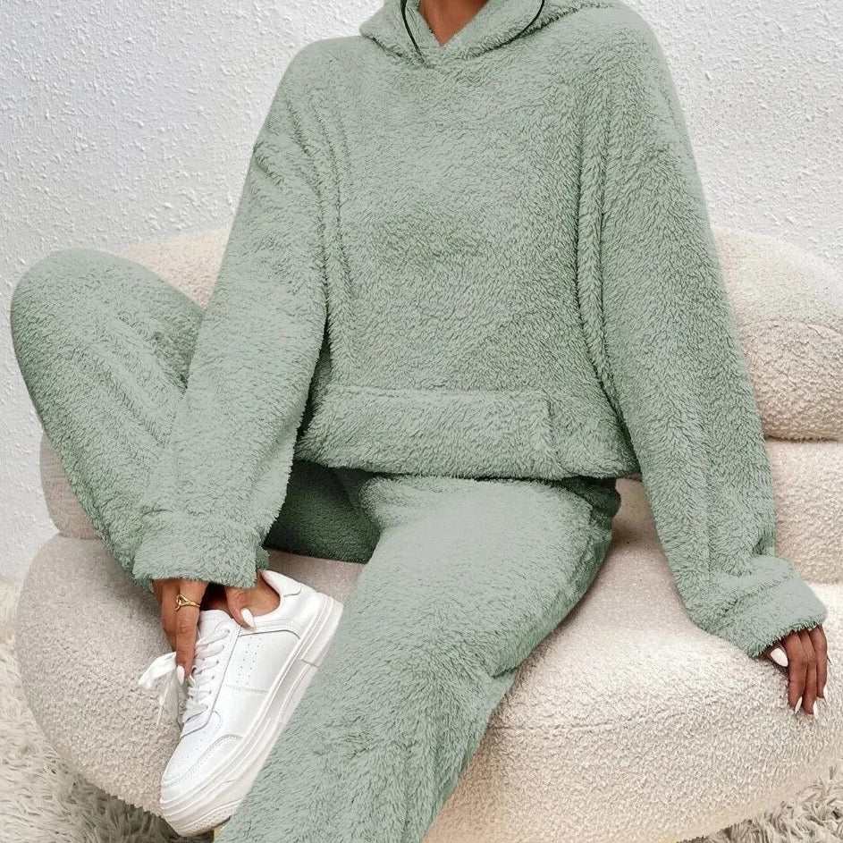 Street Wave Hannah Women Soft Cozy Two Piece Set Lounge