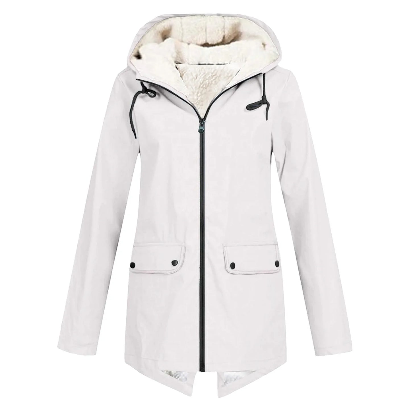 Street-wave Waterproof Women's Jacket With Thermal Fleece Lining All-Weather Comfort