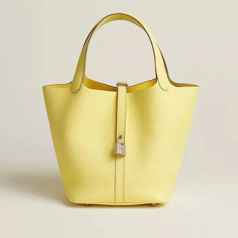 Street-Wave Leather Tote Bag Timeless Structured For Professionals