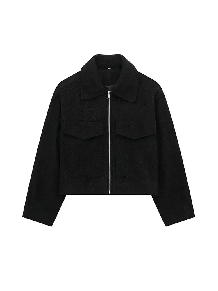 Streetwave Cropped Bomber Jacket For Women With Bold Design And Durable Fabric And All Day Comfort