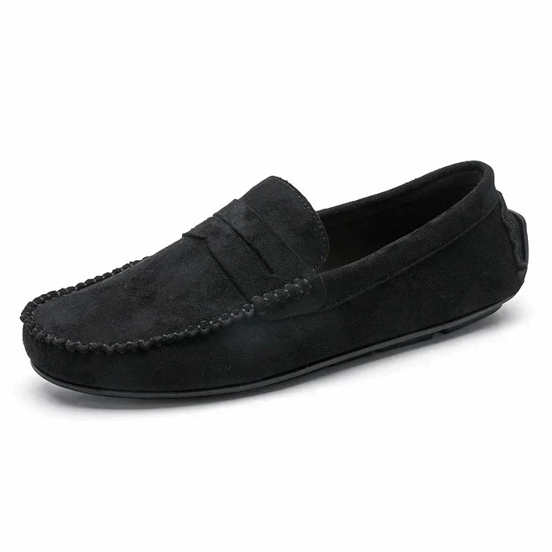 Street-Wave MeisterKlassik Luxury Suede Loafers For Men Handstitched Comfort And Elegant Style
