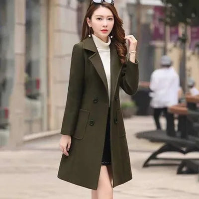 Street-Wave Isla Wool DoubleBreasted Winter Coat Unisex Cozy Warmth
