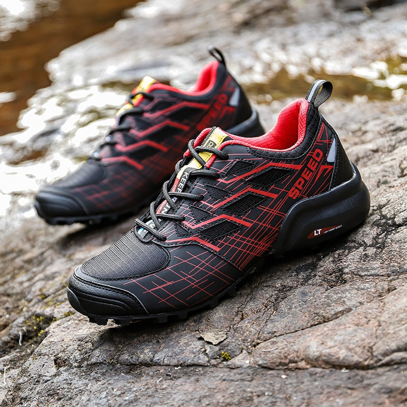 Street Wave Mens Hiking Shoes With Stable Support For Outdoor Comfort And Trail Grip