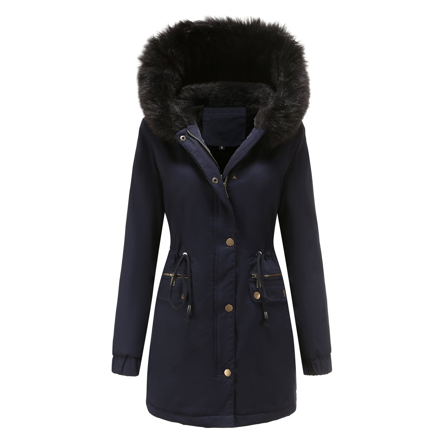 Streetwave Womens Parka With Fur Trim Hood Chic Warm Winter Coat For Women AllWeather