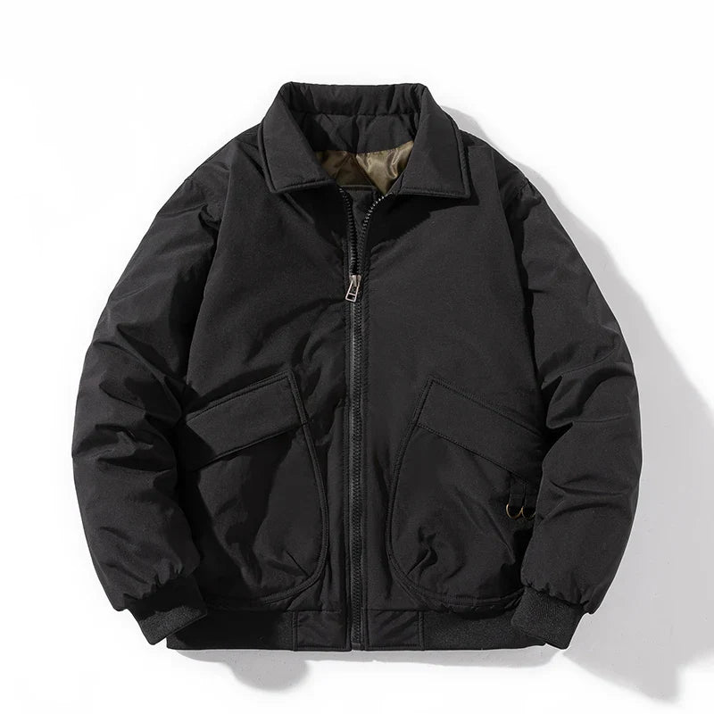 Ryland Tactical Bomber Jacket For Men Water Resistant Shell With Quilted Lining And Utility Pockets