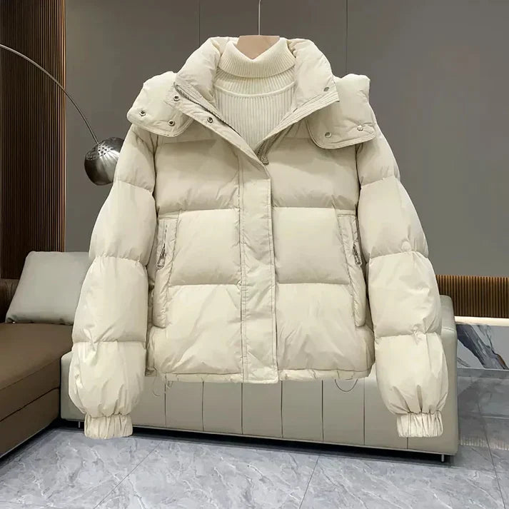 Street Wave Christine Puffer Coat For Women Classic Design Warm Cozy Comfort Easy Care