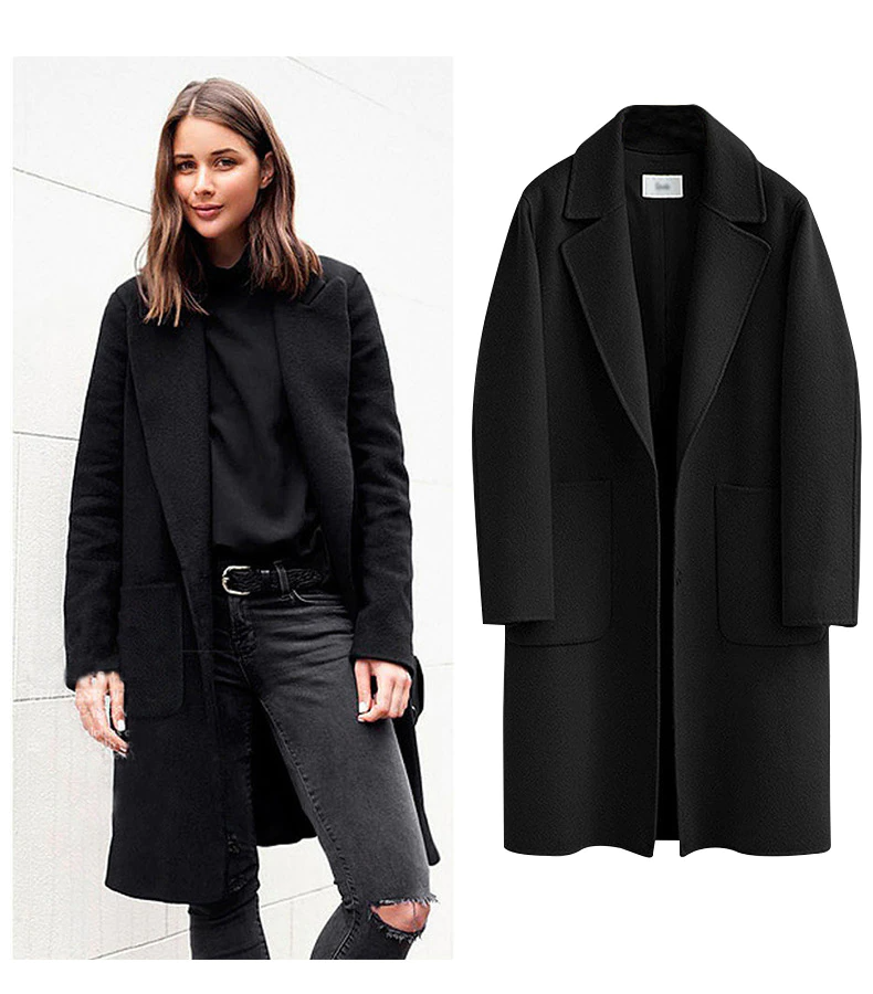 Street-Wave Sophia Long Coat For Women Ultra Versatile Chic Outerwear That Elevates Any Outfit