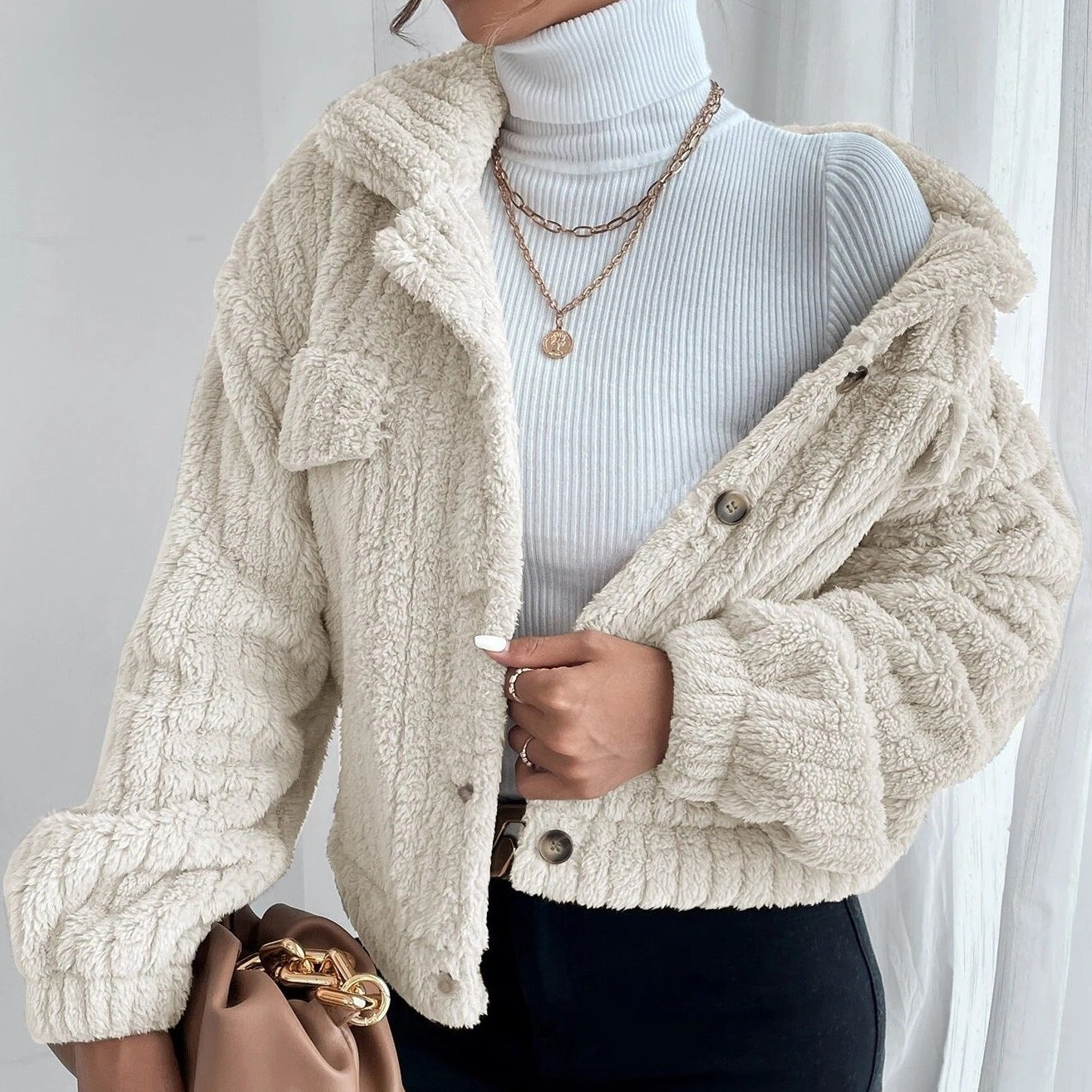 Street-wave Ultra Soft Velvet Jacket For Women Luxe Plush Comfort Cozy Everyday Outerwear
