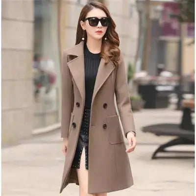 Street-Wave Isla Wool DoubleBreasted Winter Coat Unisex Cozy Warmth