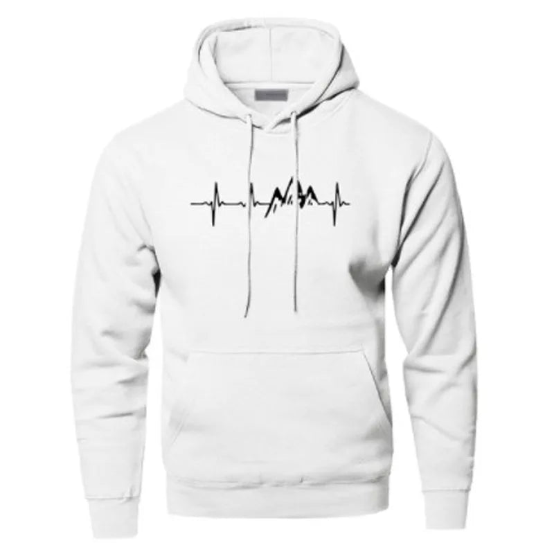 Street-Wave Pulse Hoodie Cotton-Poly Blend Comfort Versatile Streetwear For Men And Women