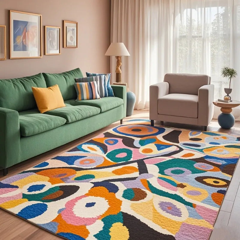 Dopamine Velvet Rug Dirt Resistant Washable Eprolo For Home