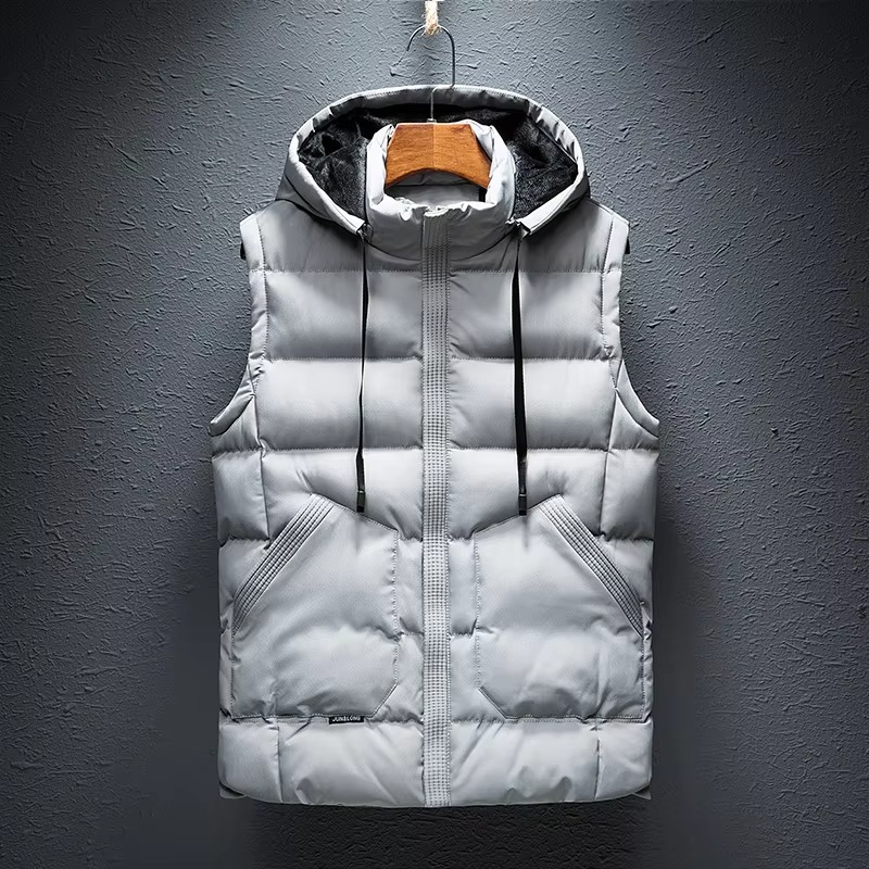 Unisex Personalized Thick Vest Customizable Warm Outerwear for All Seasons Street-Wave Apparel