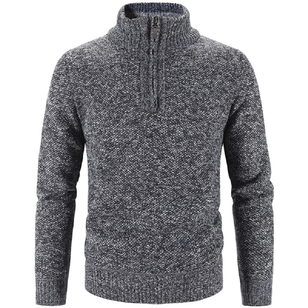 Street-Wave Men's Vest Warm Knit Half Zip for Modern Stylish Looks All Day Comfort